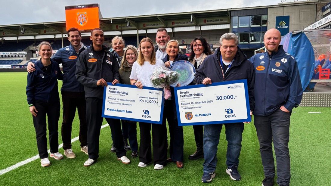 I fjor var det Kristina Aarseth Sætre i Aalesunds FK som ble Årets fotballfrivillig.