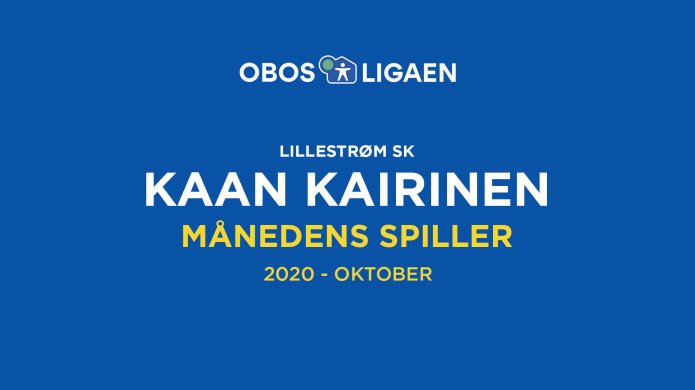 Kaan Kairinen er månedens spiller i oktober