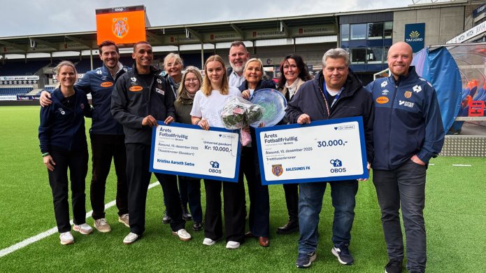 Kristina Aarseth Sætre er Årets fotballfrivillig